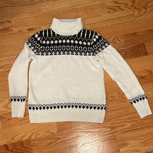 Pajar Monochrome Patterned Turtleneck Sweater